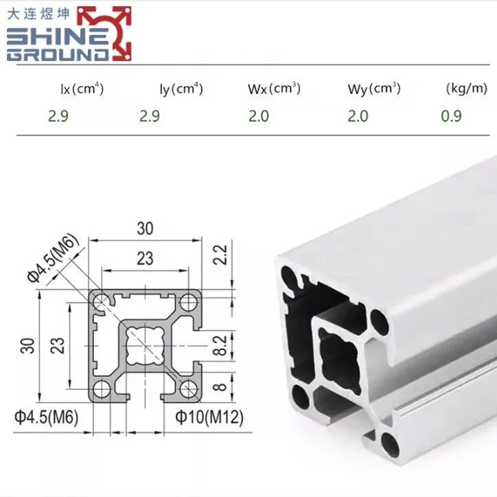 T-Slot Aluminum Profile 30x30 with 2 Slots-Type A