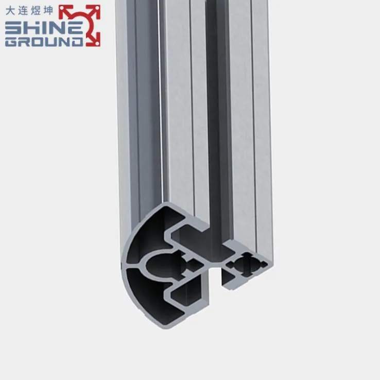 T-Slot Aluminum Profile 40x40 with Dual Slots and R90 Corners