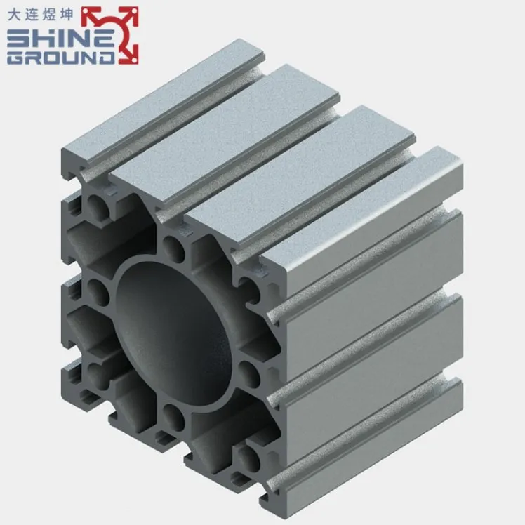 120x120mm T-Slot Aluminum Profile with 12 Slots