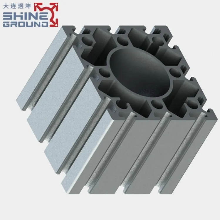 120x120mm T-Slot Aluminum Profile with 12 Slots