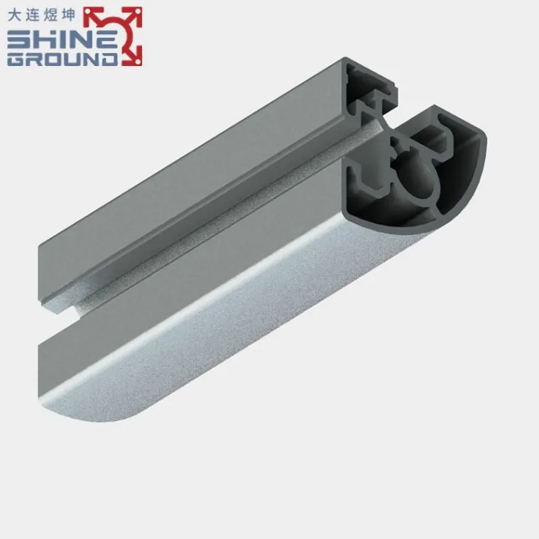 45x45 Aluminum T-Slot Profile with 2 Slots and R90 Corners