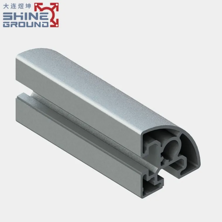 45x45 Aluminum T-Slot Profile with 2 Slots and R90 Corners