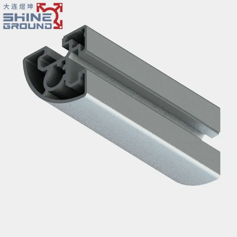 45x45 Aluminum T-Slot Profile with 2 Slots and R90 Corners