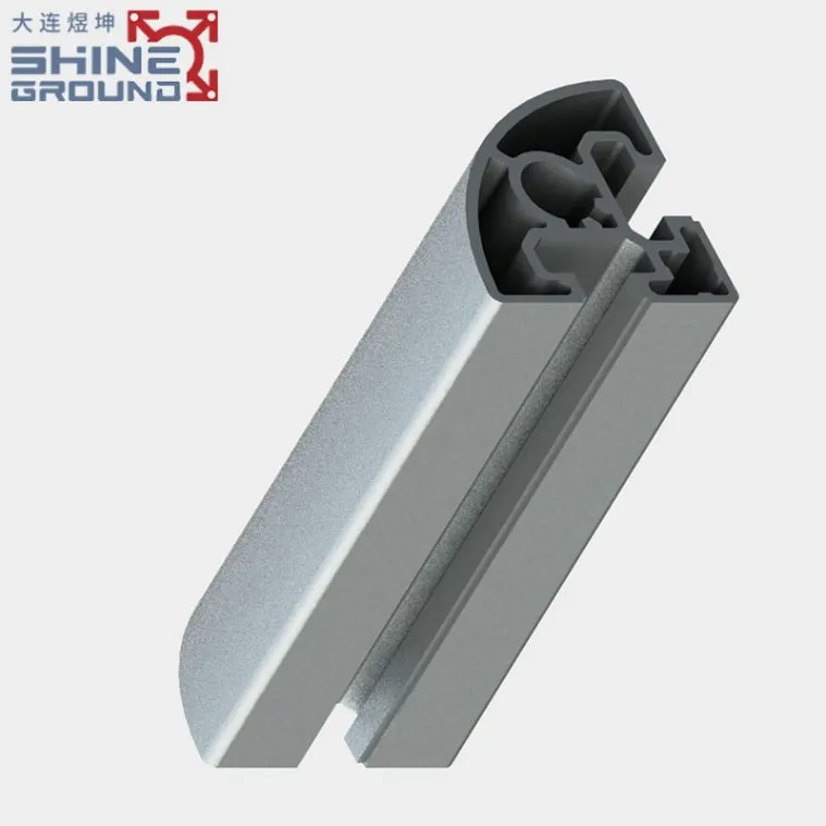 45x45 Aluminum T-Slot Profile with 2 Slots and R90 Corners
