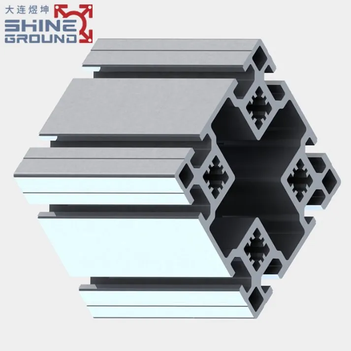 Heavy 100x100 T-Slot Aluminum Profile with 8 Slots