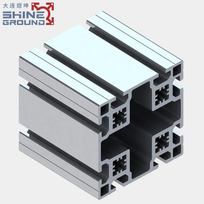 Heavy 100x100 T-Slot Aluminum Profile with 8 Slots
