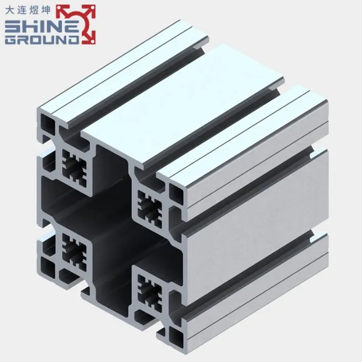 Heavy 100x100 T-Slot Aluminum Profile with 8 Slots