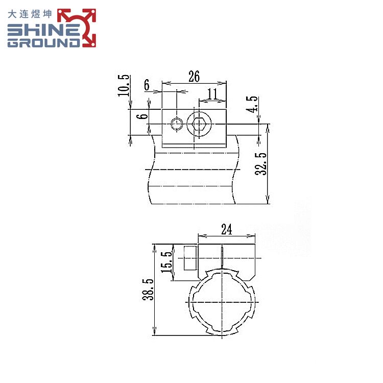 Modular Lean Tube Connector Piece A
