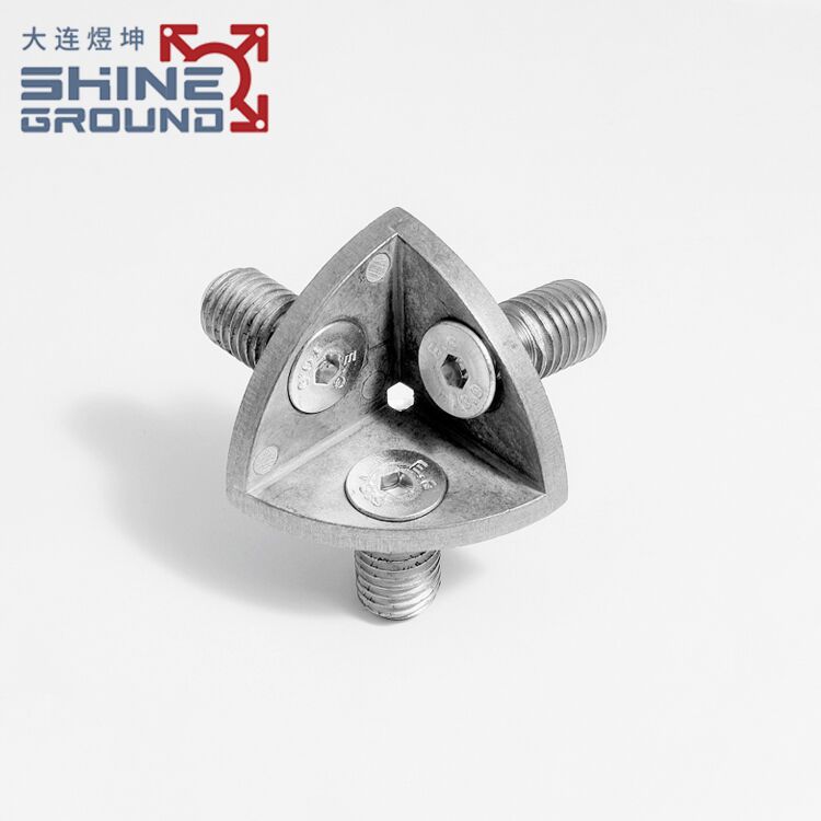 3-Way Rounded Corner Joining Bracket