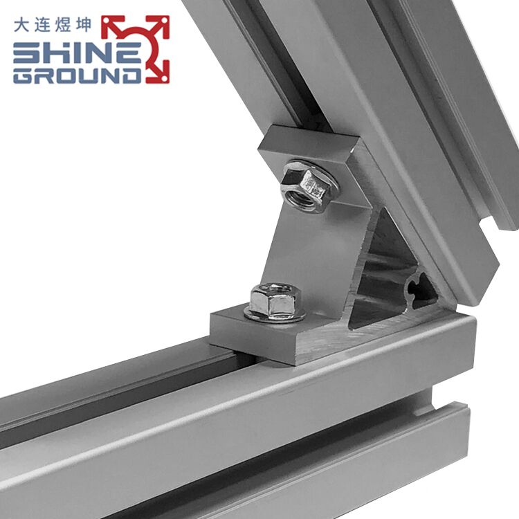 45-Degree Aluminum Angle Bracket 80x80x9