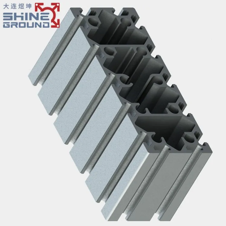 Profilé extrudé en alliage d'aluminium 80×200 à 14 fentes – Image 6