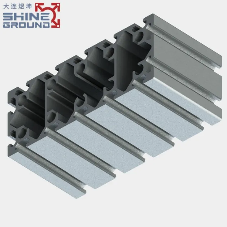 Profilé extrudé en alliage d'aluminium 80×200 à 14 fentes – Image 5