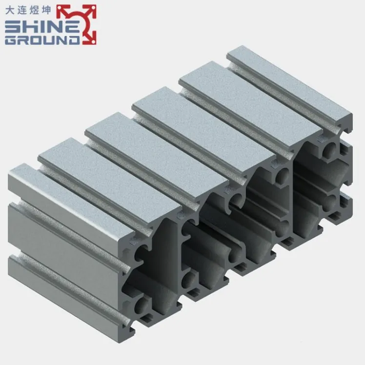 Profilé extrudé en alliage d'aluminium 80×200 à 14 fentes – Image 4