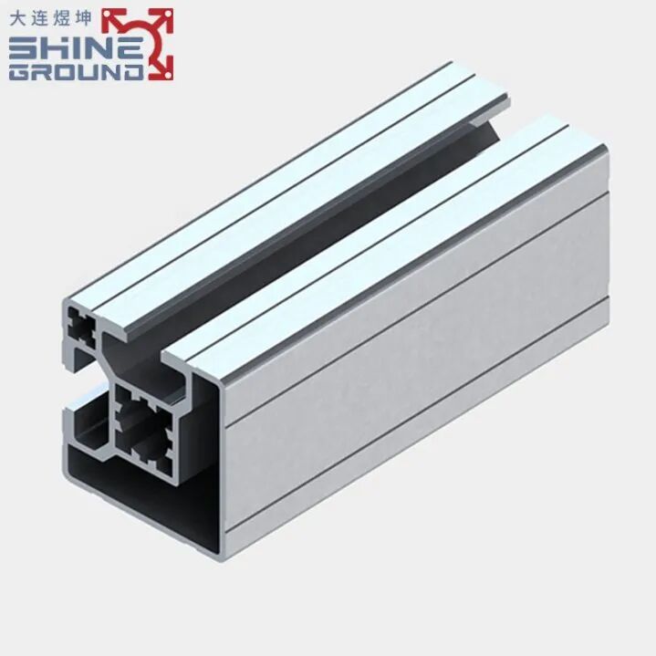 40×40 Aluminiumprofil mit 2 Schlitzen