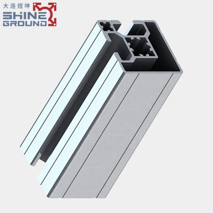 40×40 Aluminiumprofil mit 2 Schlitzen – Bild 3