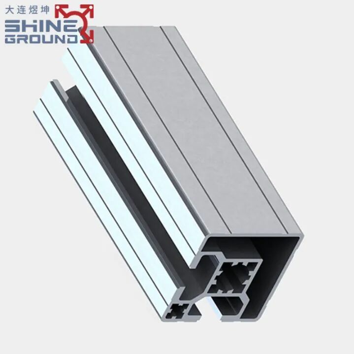 40×40 Aluminiumprofil mit 2 Schlitzen – Bild 2