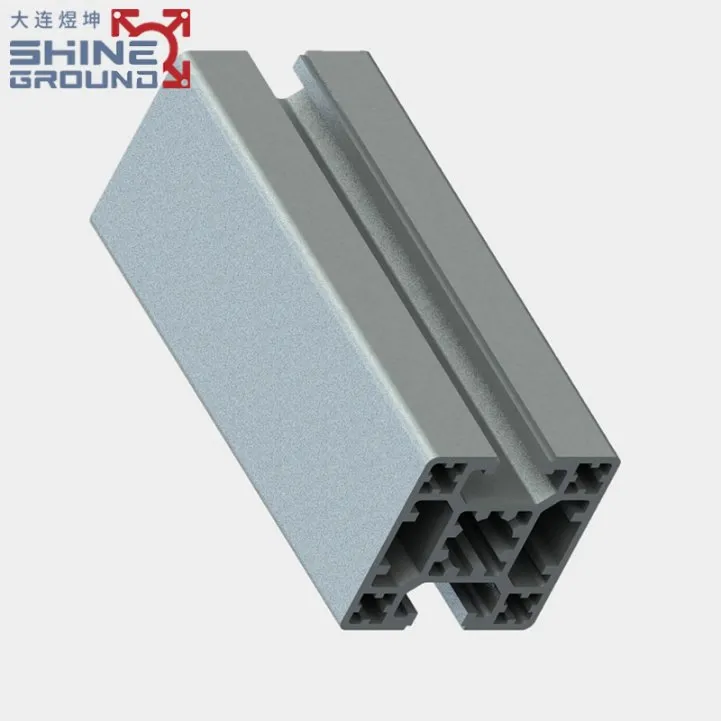 Stranggepresstes Aluminiumprofil 4040, 2 Schlitze – Bild 2