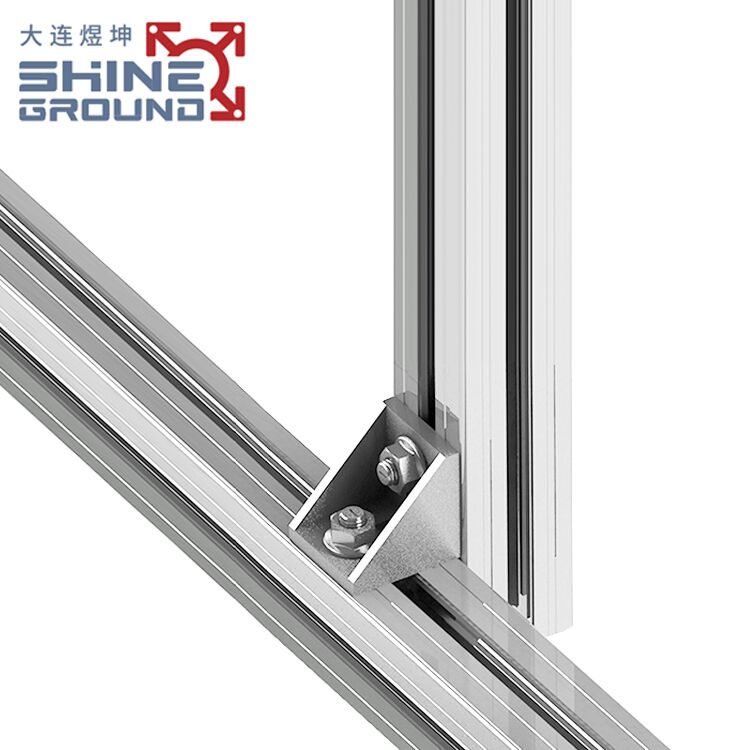 90-Grad-Eckwinkel aus Aluminium-Druckguss für 4040-Profile – Bild 2